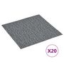Voir la diapositive 1 : VIDAXL Dalles de plancher autoadhesives 20 pcs PVC 1,86 m² gris