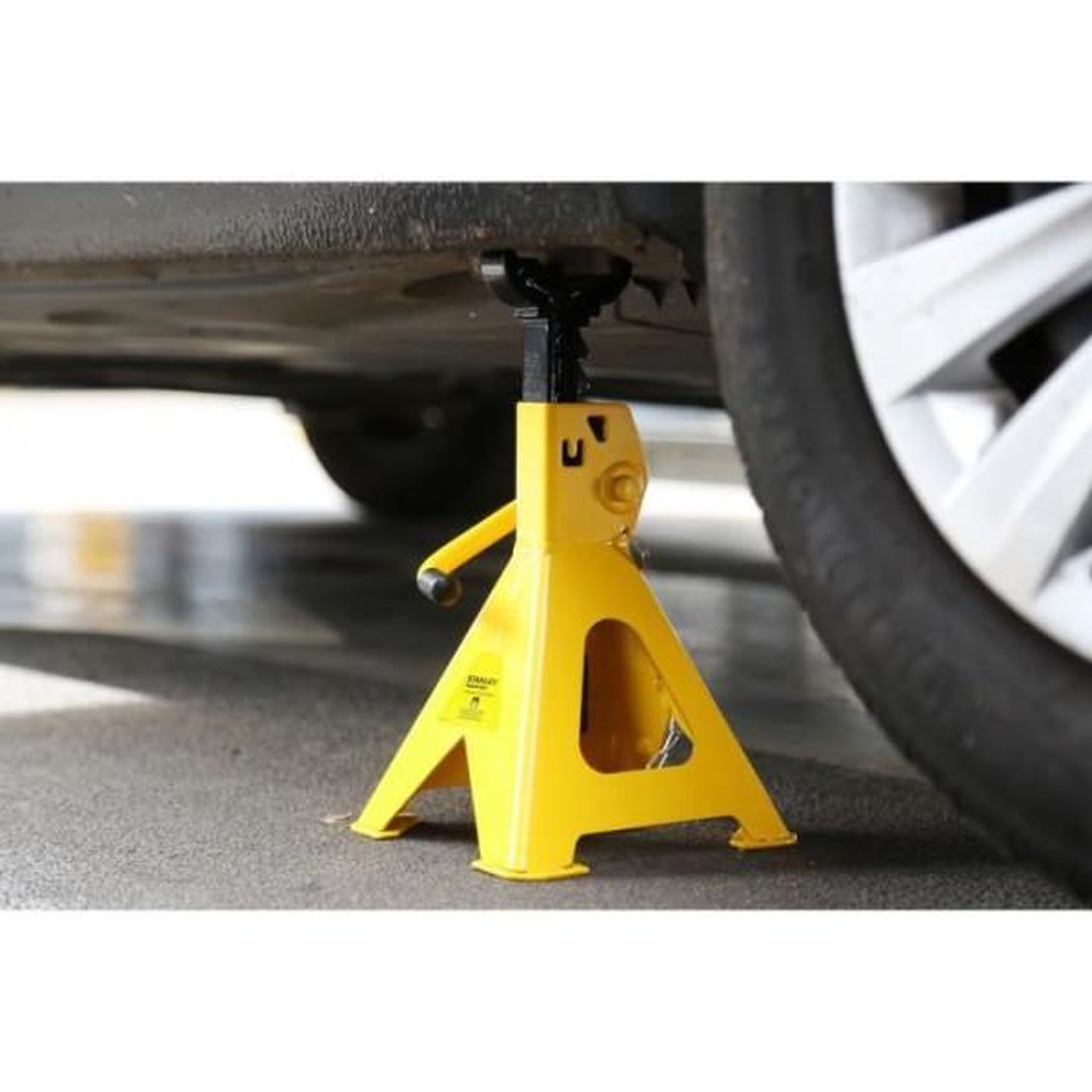 Voir la diapositive 3 : Stanley Stanley - paire de chandelles 2 tonnes - stmt81255-1 - systeme de crémaillere pour adapter la hauteur