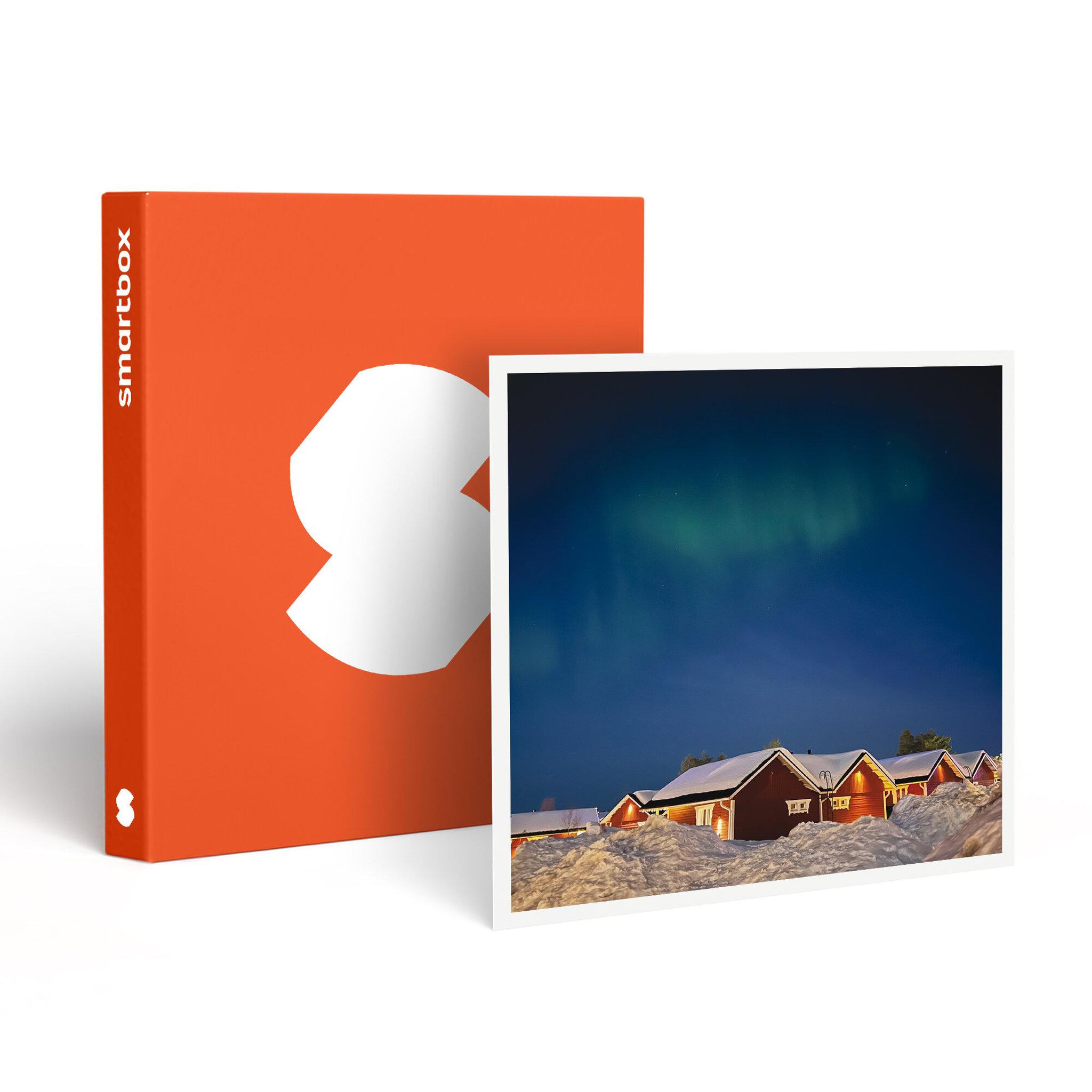 Smartbox 4 jours à rovaniemi avec excursion en motoneige et visite du village du père noël - coffret cadeau séjour