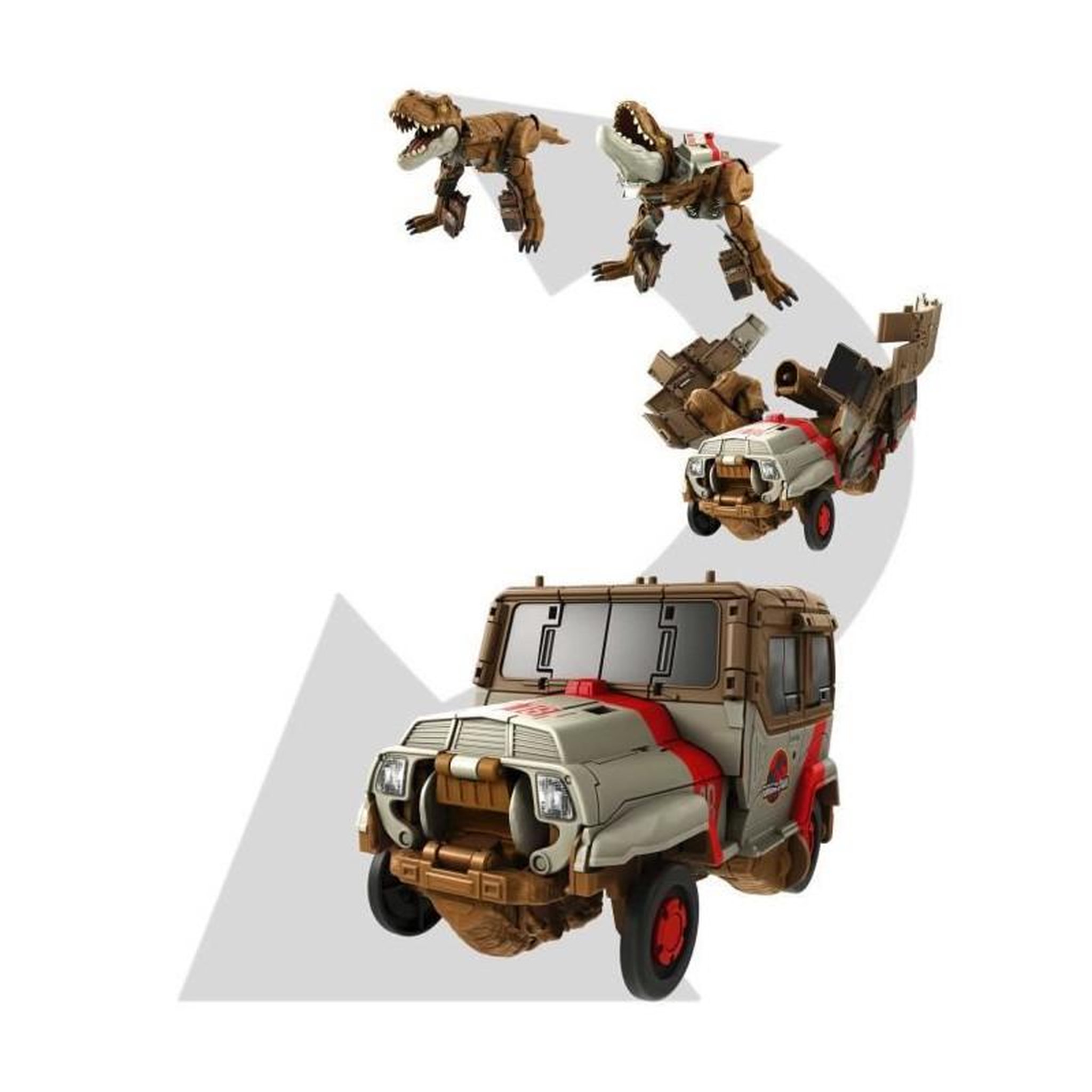 Voir la diapositive 4 : MATTEL T.REX TRANSFORMATION - FIERCE - MATTEL - HPD38 - DINOSAURE JURASSIC WORLD