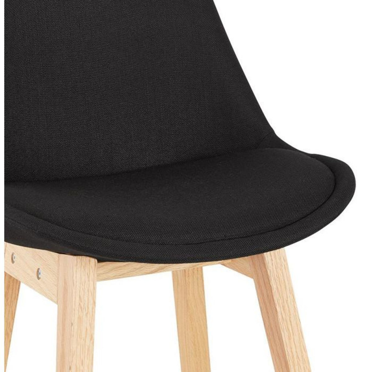 Paris Prix Tabouret de Bar Design  Betona  102cm Noir & Beige