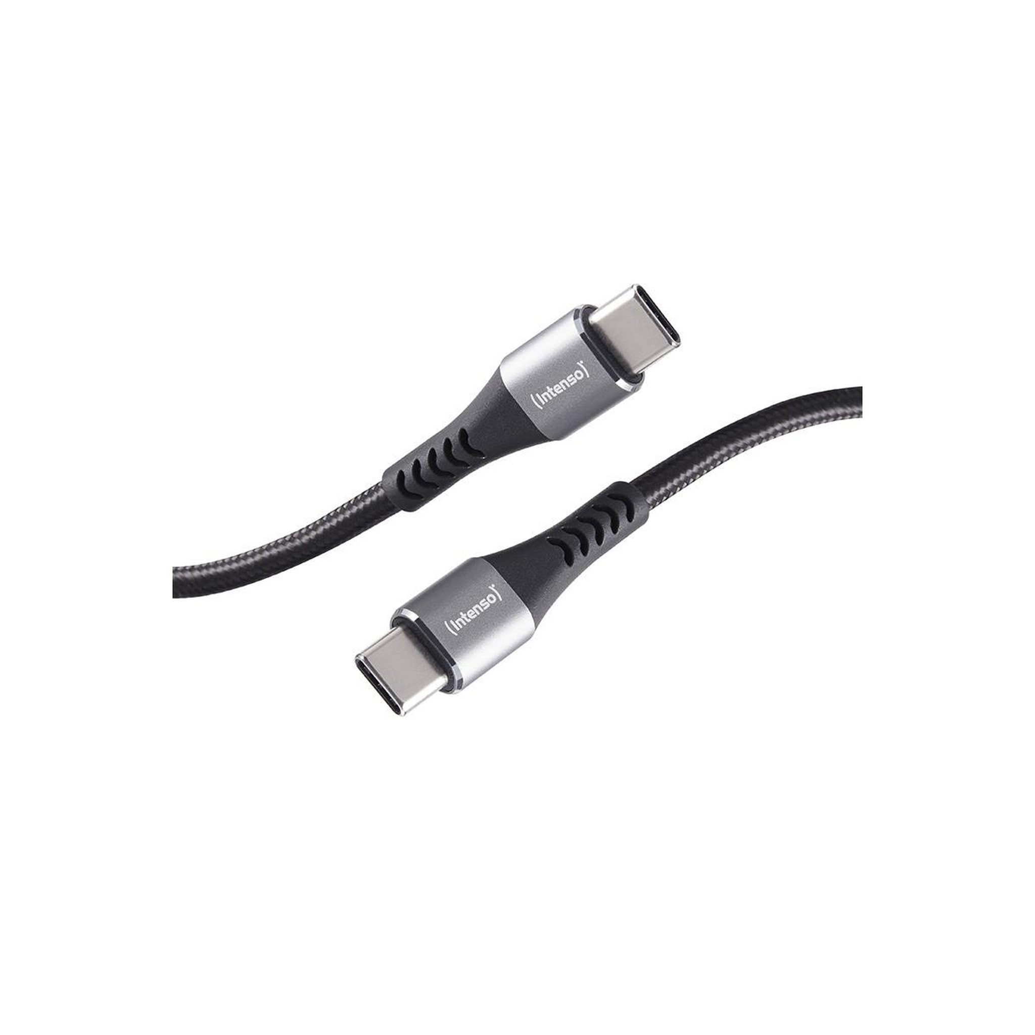 Intenso Intenso Câble de charge/données USB-C C315C, 1,5 m, charge rapide jusqu'à 60 watts, noir