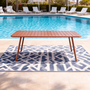 Voir la diapositive 4 : CONCEPT USINE Table de jardin 10-12 places 234cm terracotta BERGAME