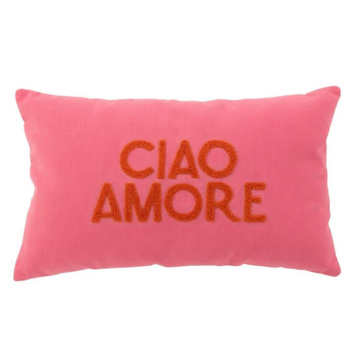 Paris Prix Coussin Déco en Coton  Ciao Amore  30x50cm Rose