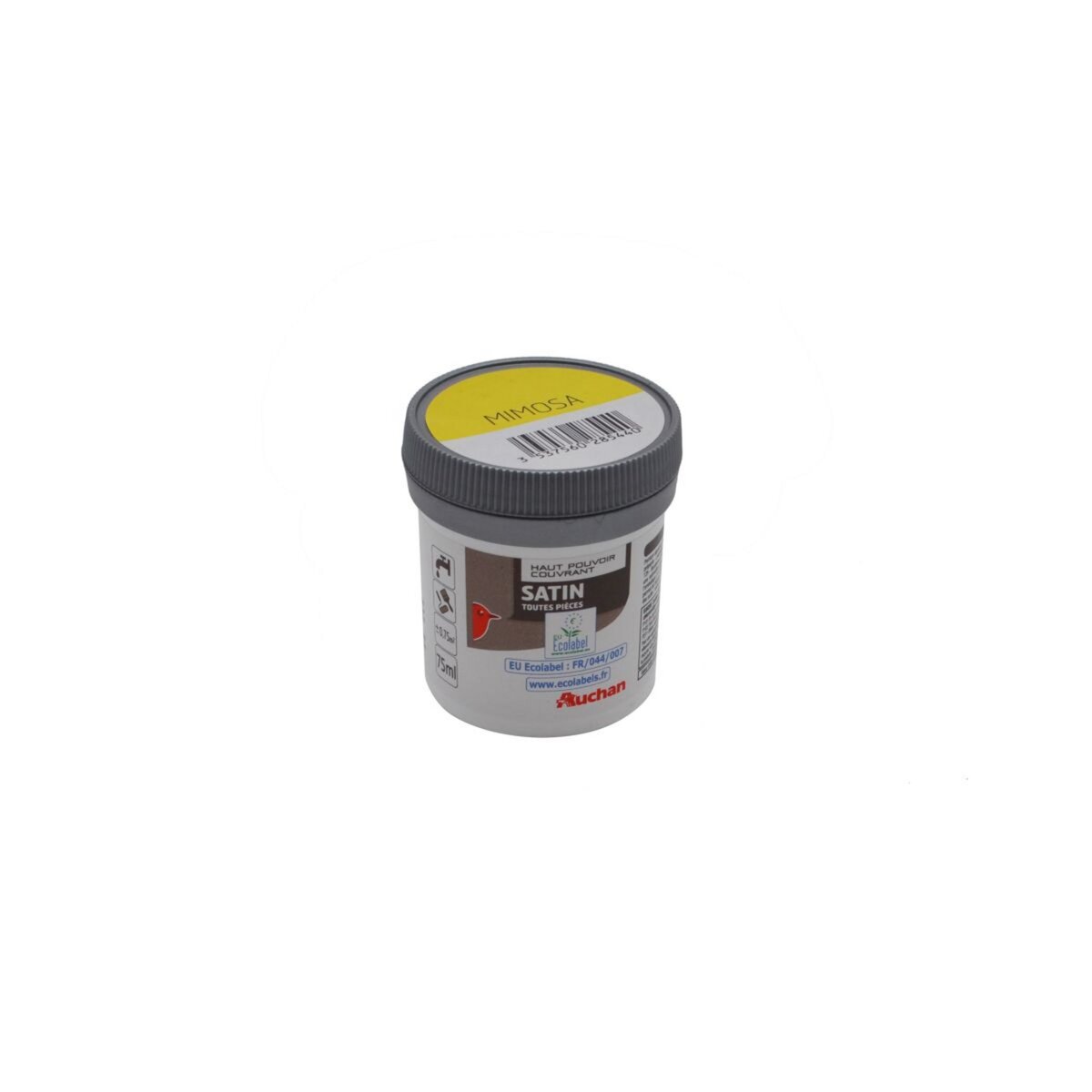 AUCHAN Peinture murale saton couleur mimosa  