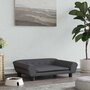 Voir la diapositive 1 : VIDAXL Lit pour chien gris fonce 70x48x22 cm velours