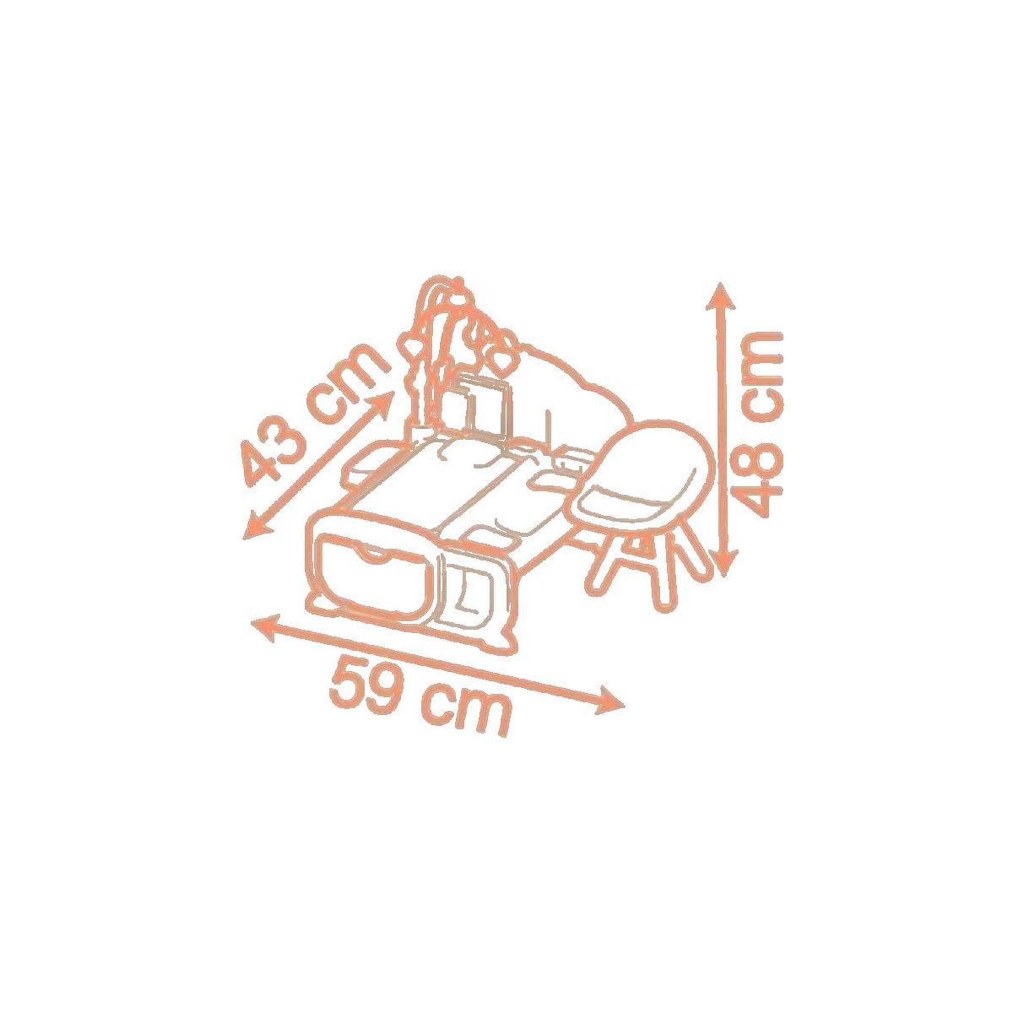 Voir la diapositive 3 : SMOBY Jouet Kit de nettoyage Smoby couleurs vives