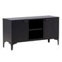 Voir la diapositive 1 : Paris Prix Meuble TV 2 Portes  Piring  120cm Noir