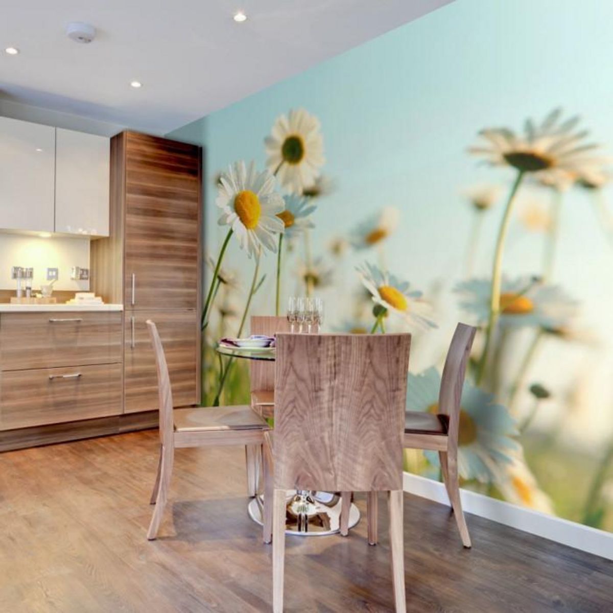 Paris Prix Papier Peint  Marguerites Prairie de Printemps