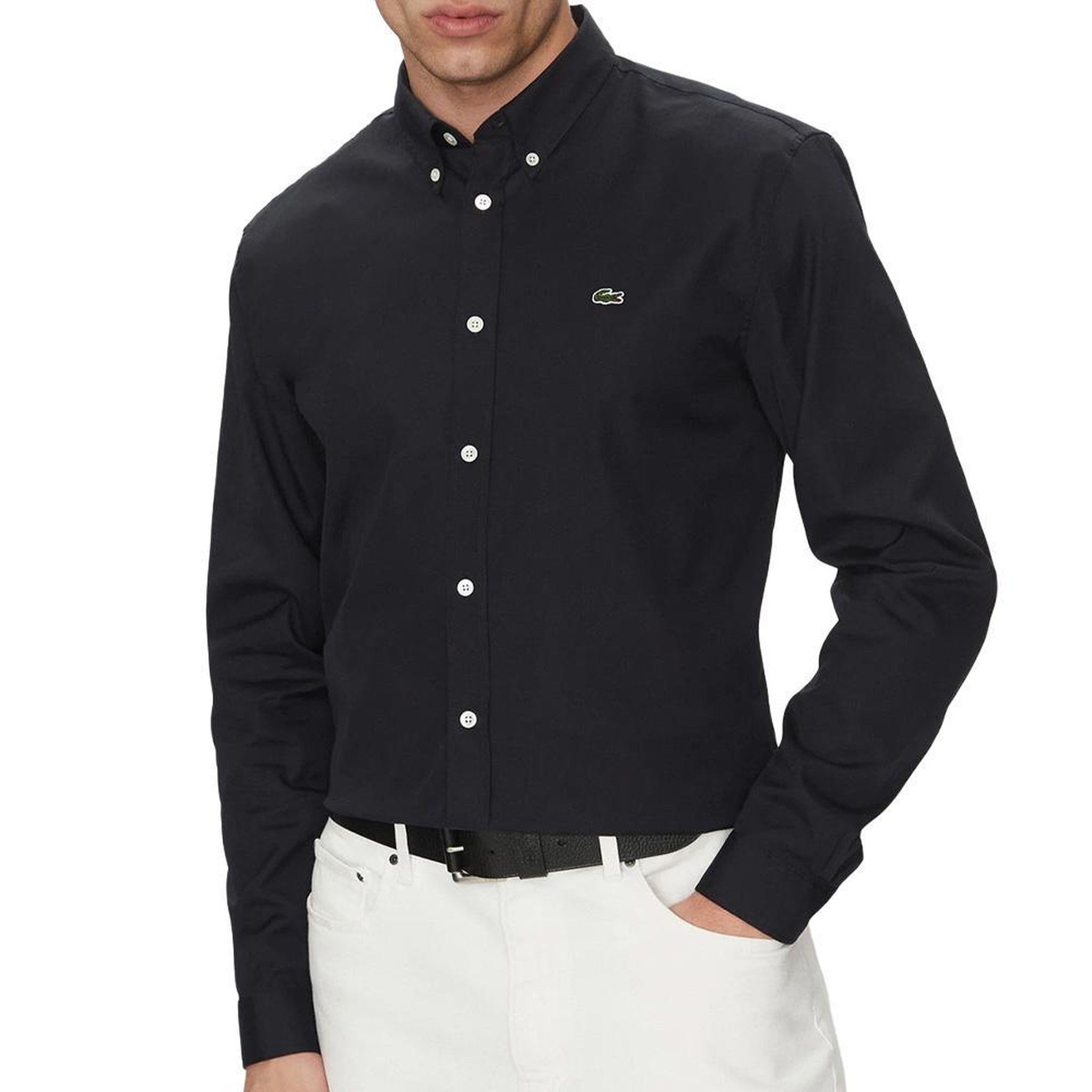 Lacoste Chemise noir homme lacoste formal shirts. Coloris disponibles : Noir