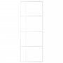 Voir la diapositive 3 : VIDAXL Porte coulissante Verre ESG depoli et aluminium 76x205 cm Blanc