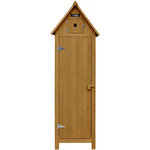 Habitat et Jardin Armoire de jardin  Cabanon  - 77 x 54.5 x 179 cm - Marron