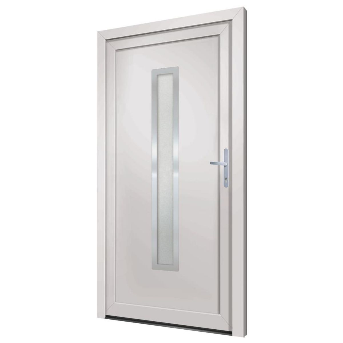 VIDAXL Porte d'entree Blanc 88x200 cm PVC
