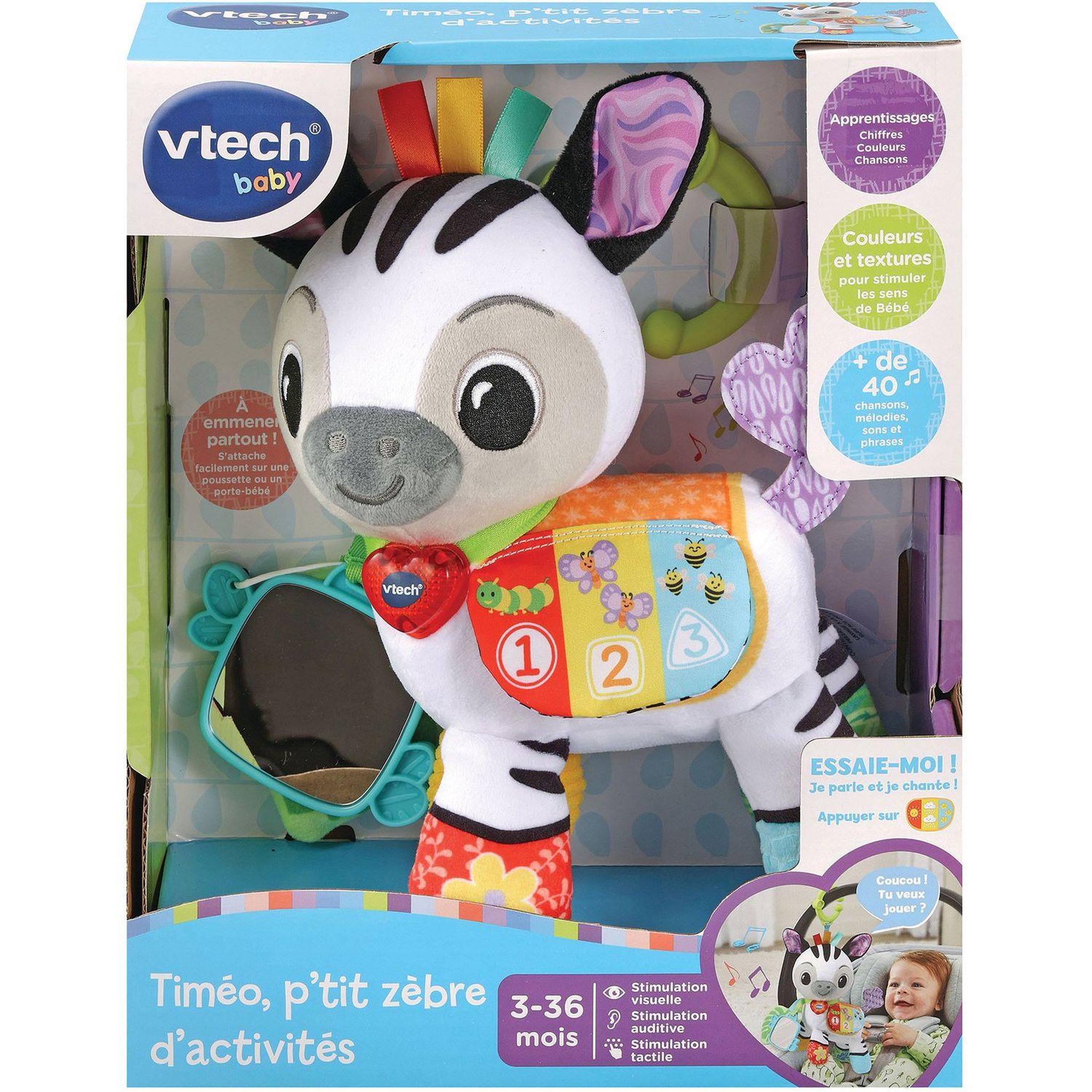 VTECH BABY Timéo, ptit zèbre d'activités