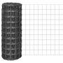 Voir la diapositive 1 : VIDAXL Cloture euro Acier 10 x 1 m Gris