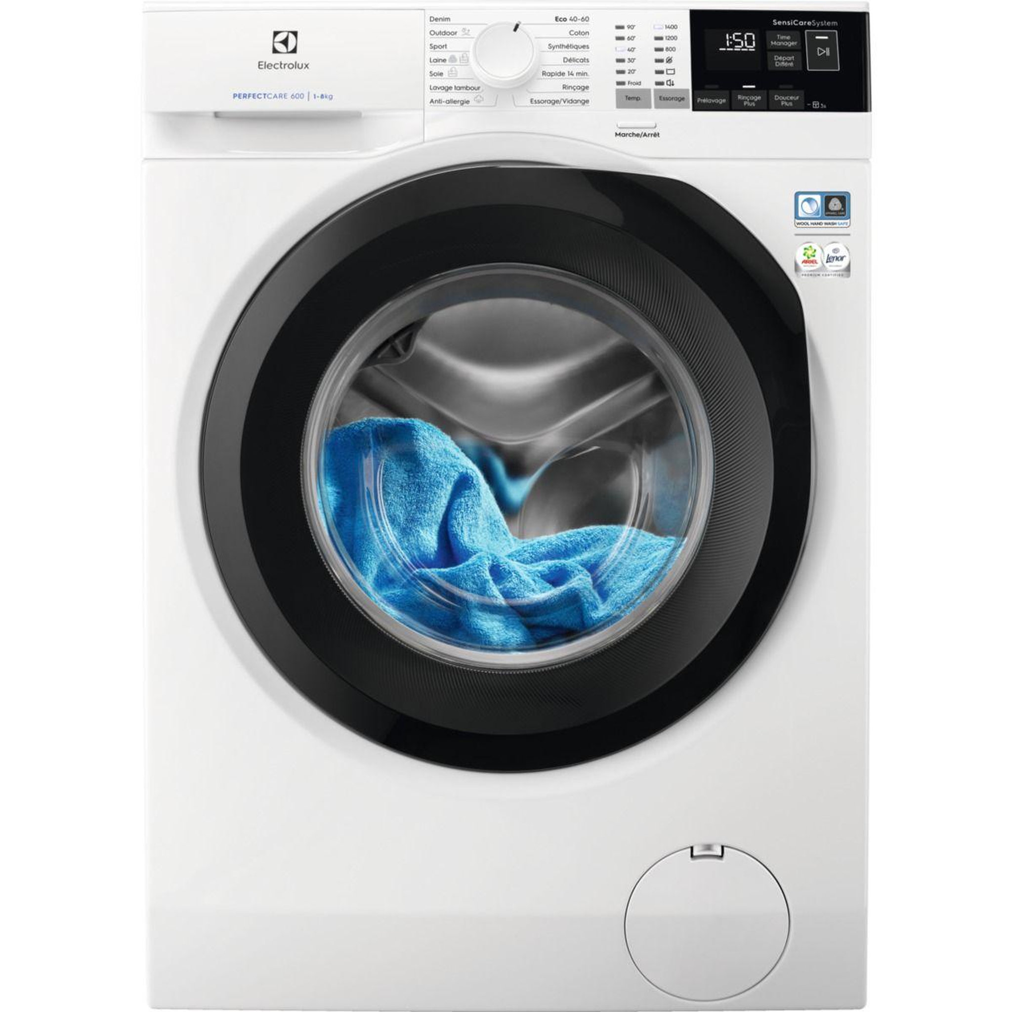 Voir la diapositive 1 : ELECTROLUX Lave linge hublot EW6F8144BA