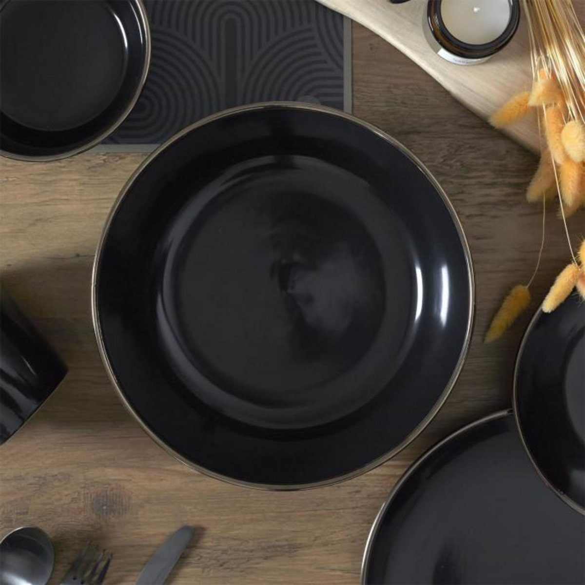 Paris Prix Saladier en Céramique  Lounge  24cm Noir