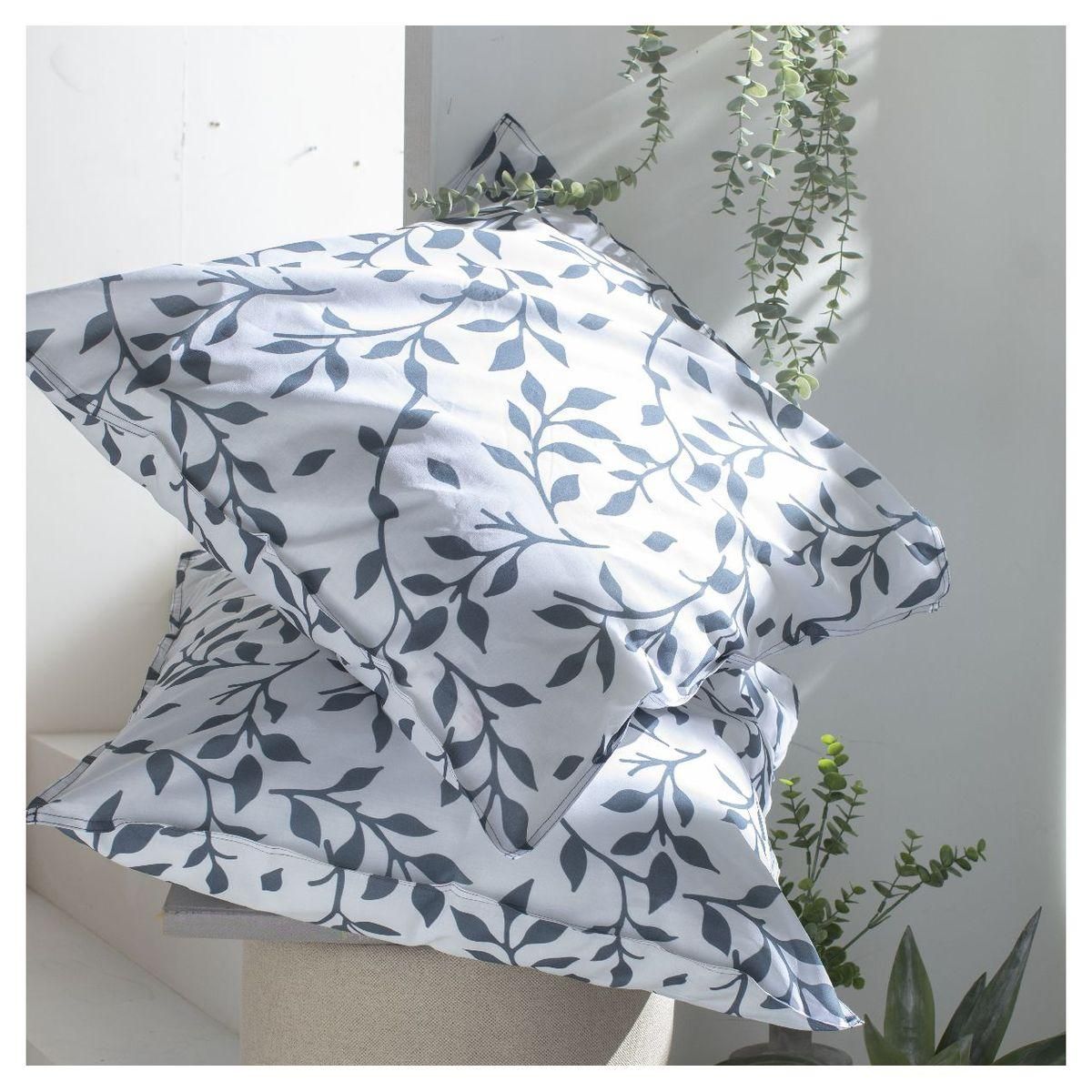 TODAY Parure housse de couette coton 57 fils motif floral FLOWER GARDEN