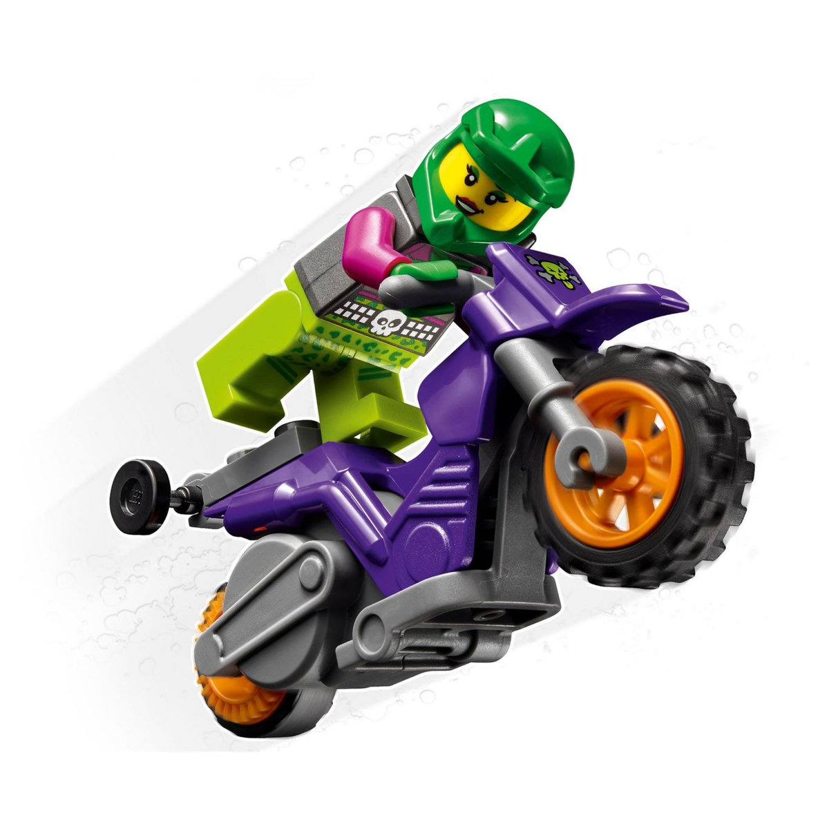 LEGO City Stuntz 60296 La moto de la cascade Roue arrière