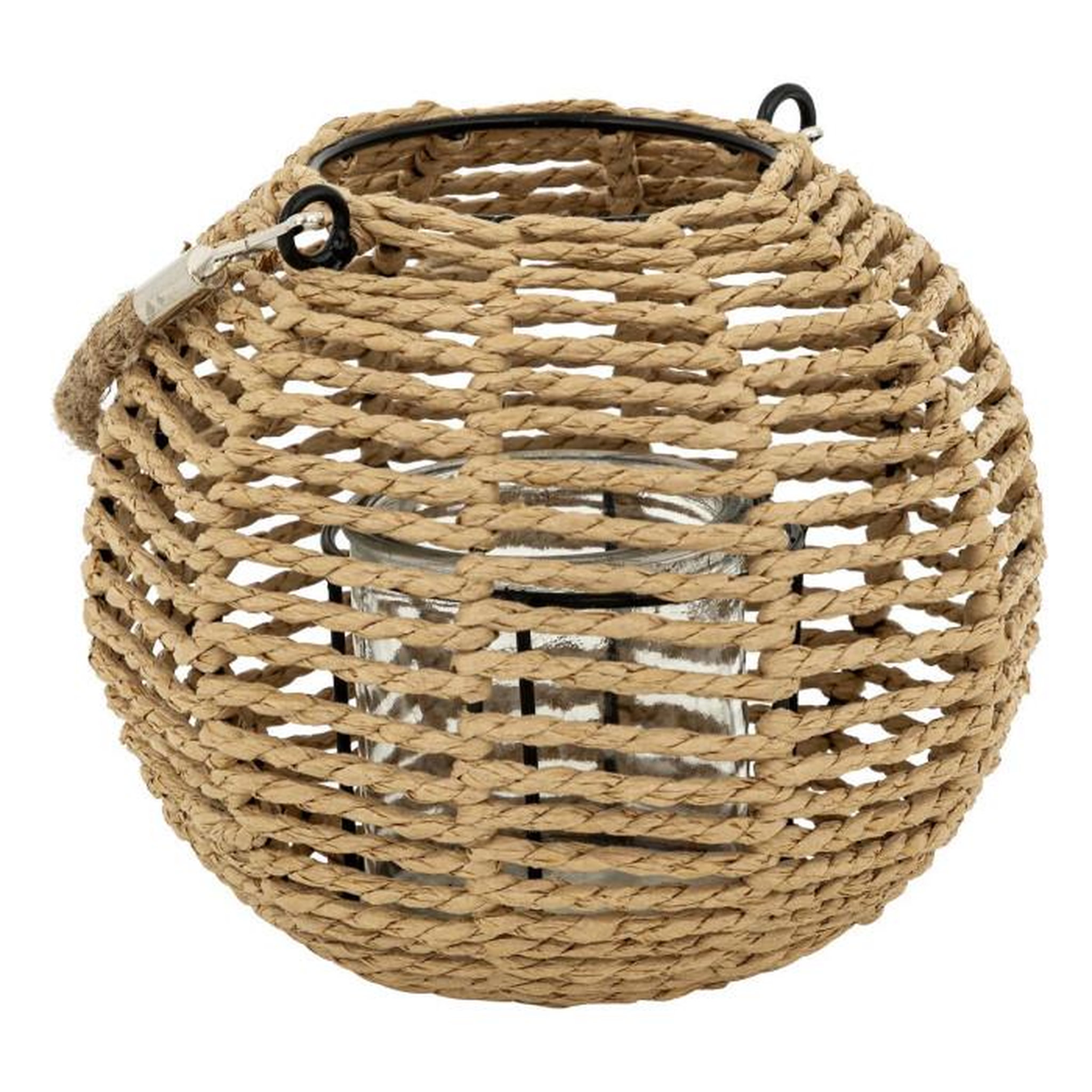 ATMOSPHERA Lanterne Ronde Déco  Maty  18cm Naturel