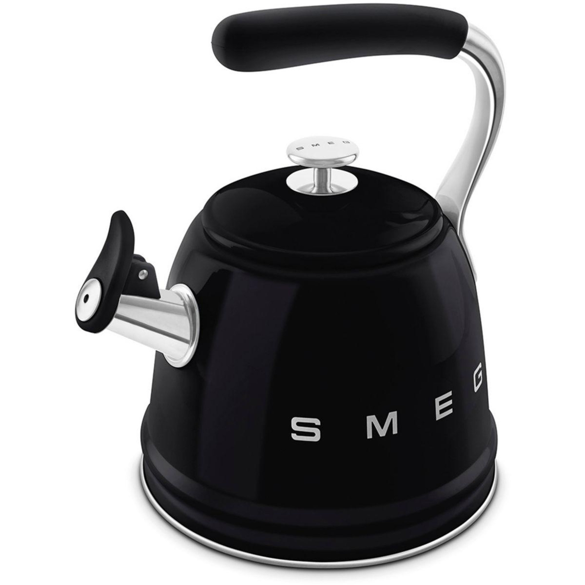 Voir la diapositive 5 : SMEG Bouilloire sifflante 2.3l noir