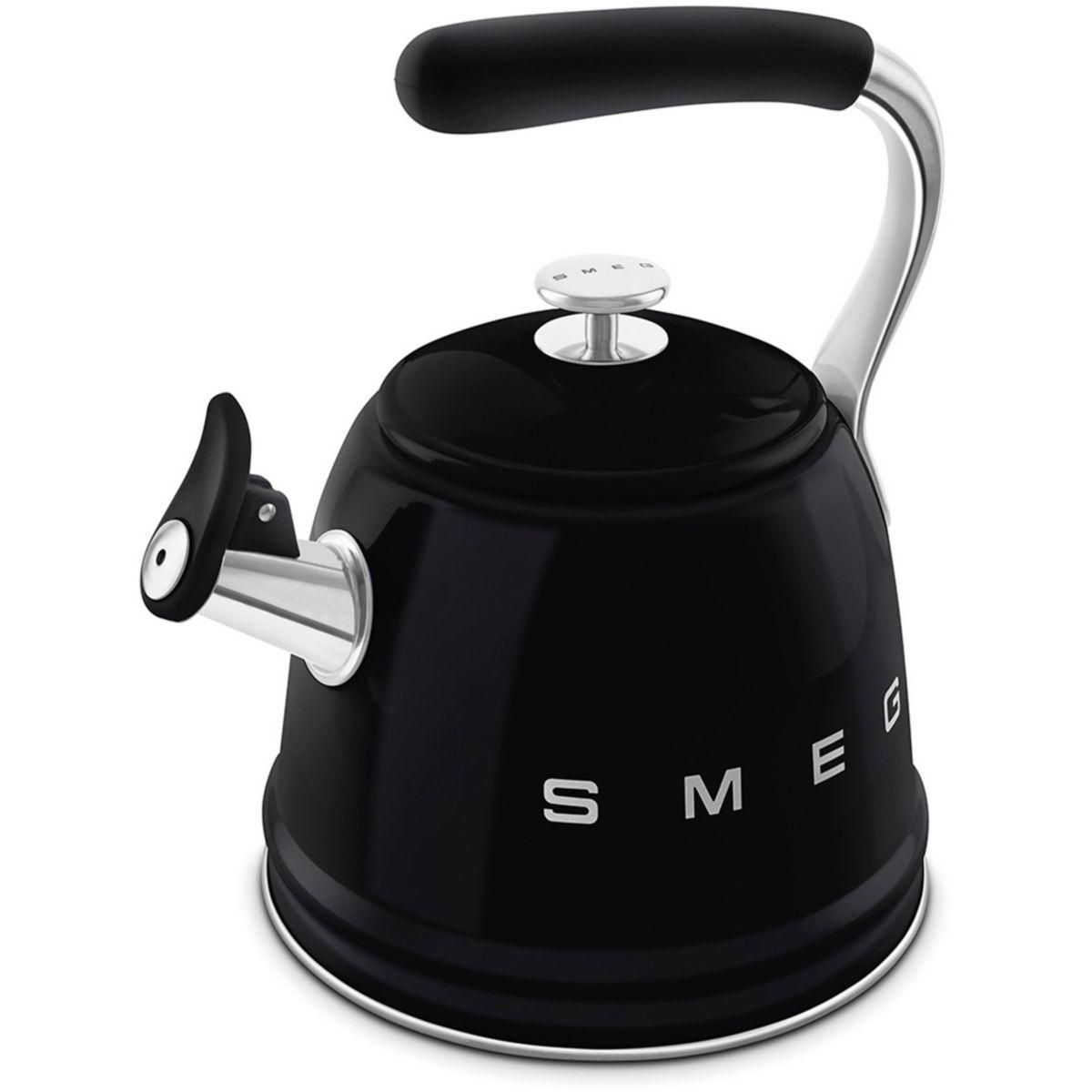 SMEG Bouilloire sifflante 2.3L noir