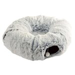 Paris Prix Tunnel de Jeu Pliable Pour Chat  Fluffly  80cm Blanc