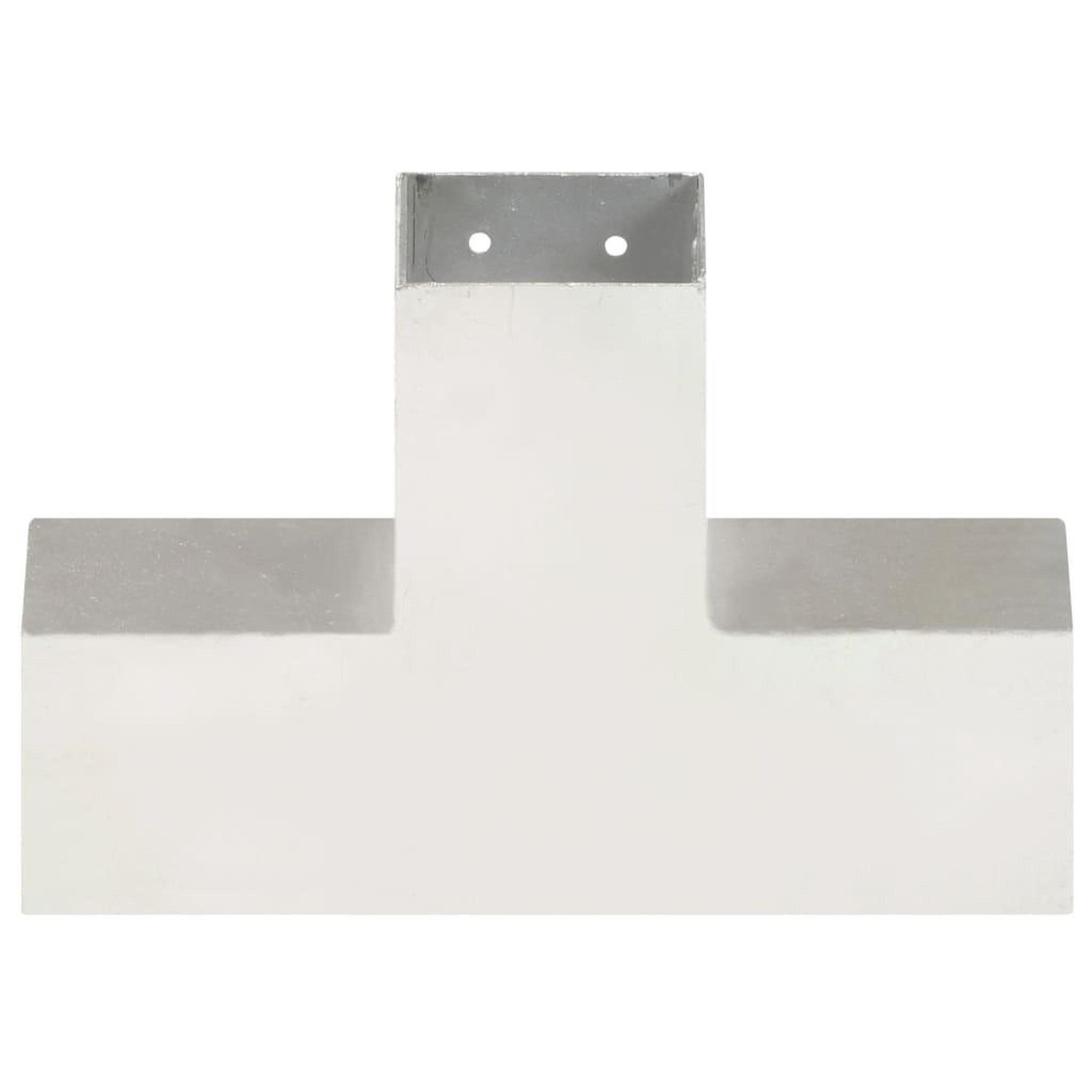Voir la diapositive 3 : VIDAXL Connecteur de poteau Forme en X Metal galvanise 81x81 mm