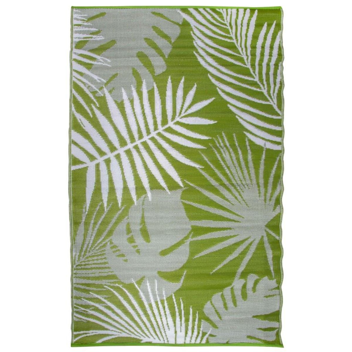 ESSCHERT DESIGN Esschert Design Tapis d'exterieur 241x152 cm Feuilles de jungle OC22