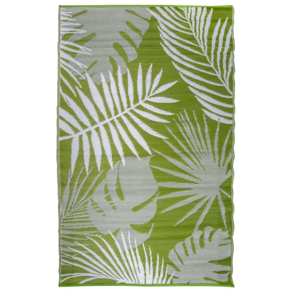 ESSCHERT DESIGN Esschert Design Tapis d'exterieur 241x152 cm Feuilles de jungle OC22