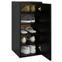Voir la diapositive 5 : VIDAXL Armoire a chaussures Noir 32x35x70 cm Bois d'ingenierie