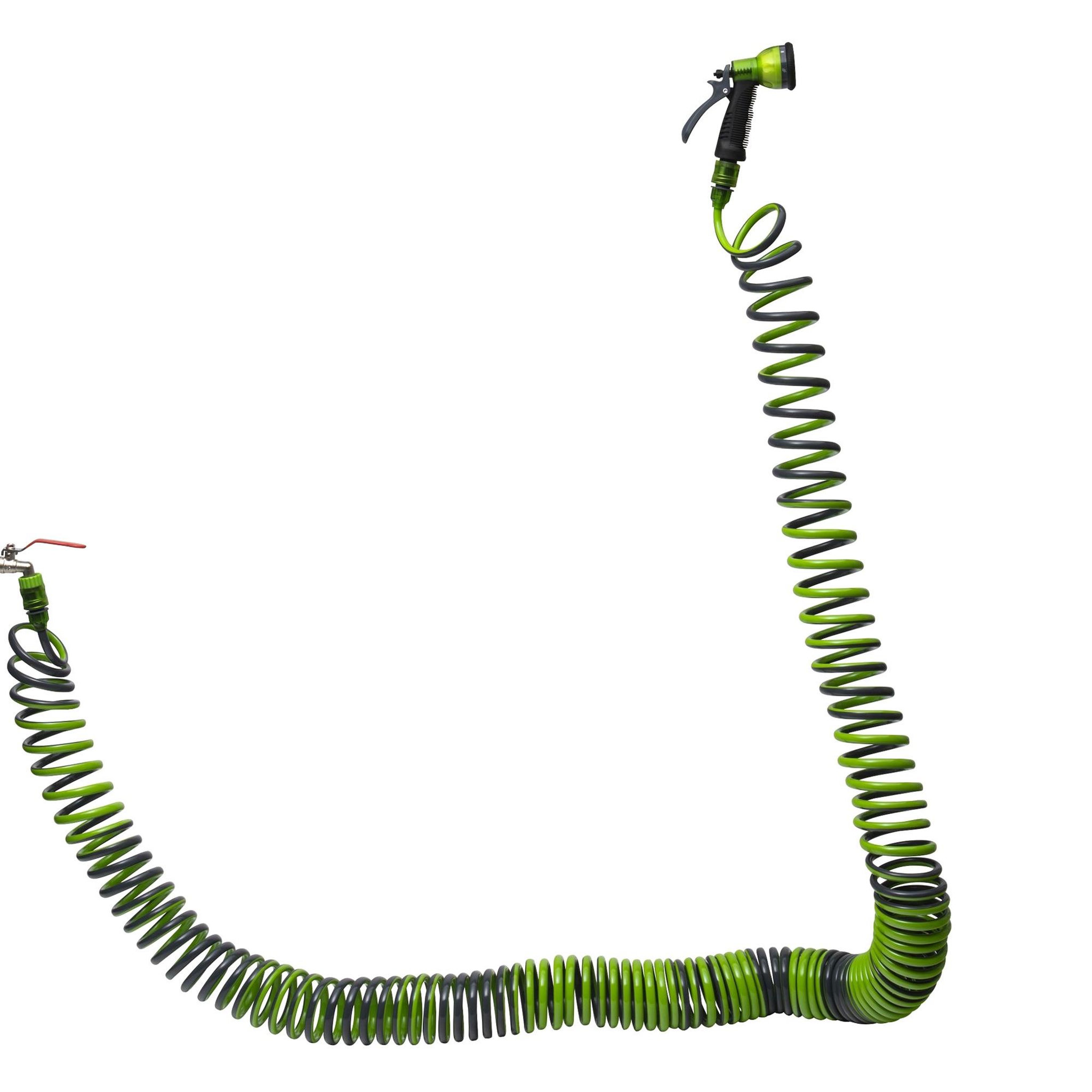 Voir la diapositive 2 : WERKAPRO Tuyau d'arrosage spirale 30m werka pro