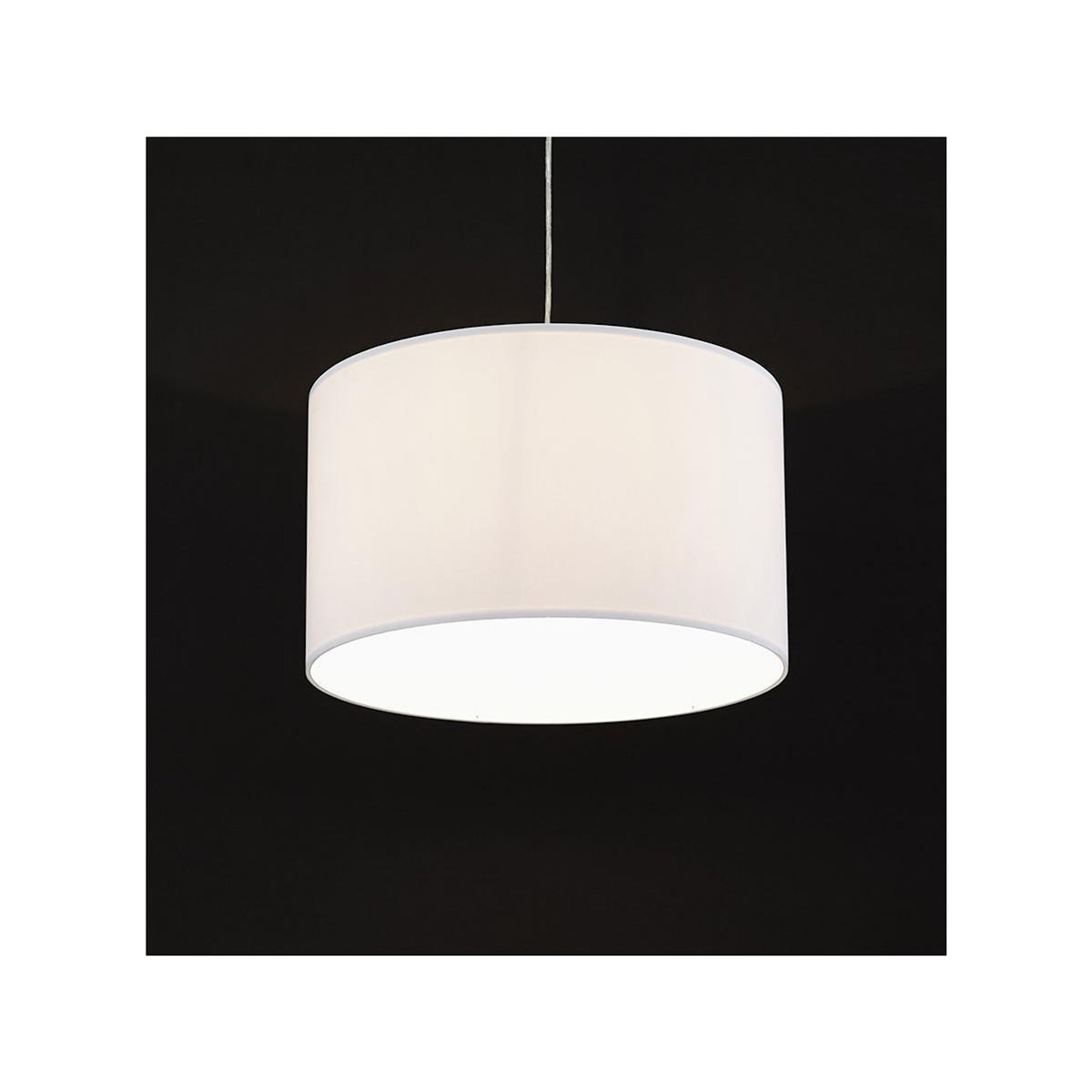 Paris Prix Lampe Suspension avec Abat-Jour  Fidelio  50cm Blanc