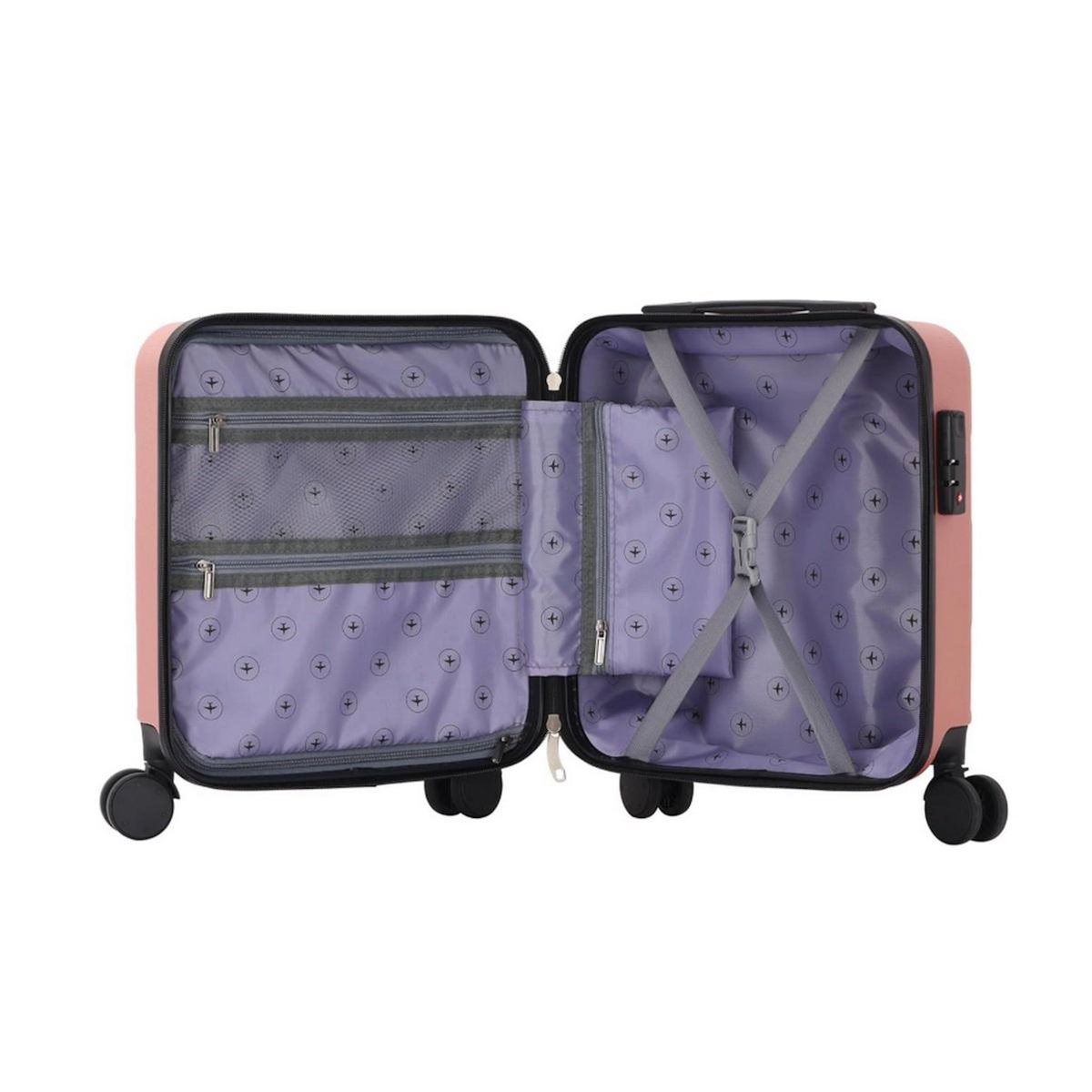 TROLLEY ADC Valise cabine à roulettes rose gold - VAL-561