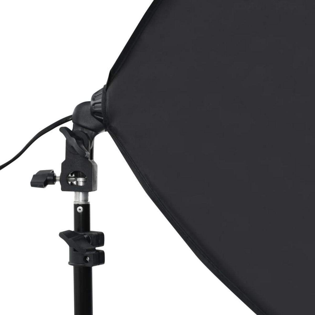 VIDAXL Lampes de studio professionnelles 2 pcs 40x60 cm Acier Noir