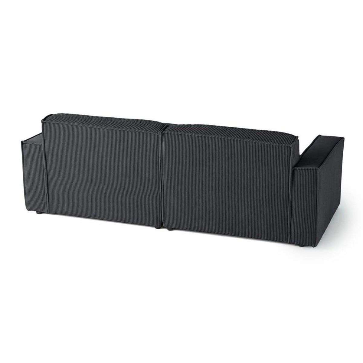 LISA DESIGN Spiaggia - canapé d'angle droit - 4 places - en velours côtelé