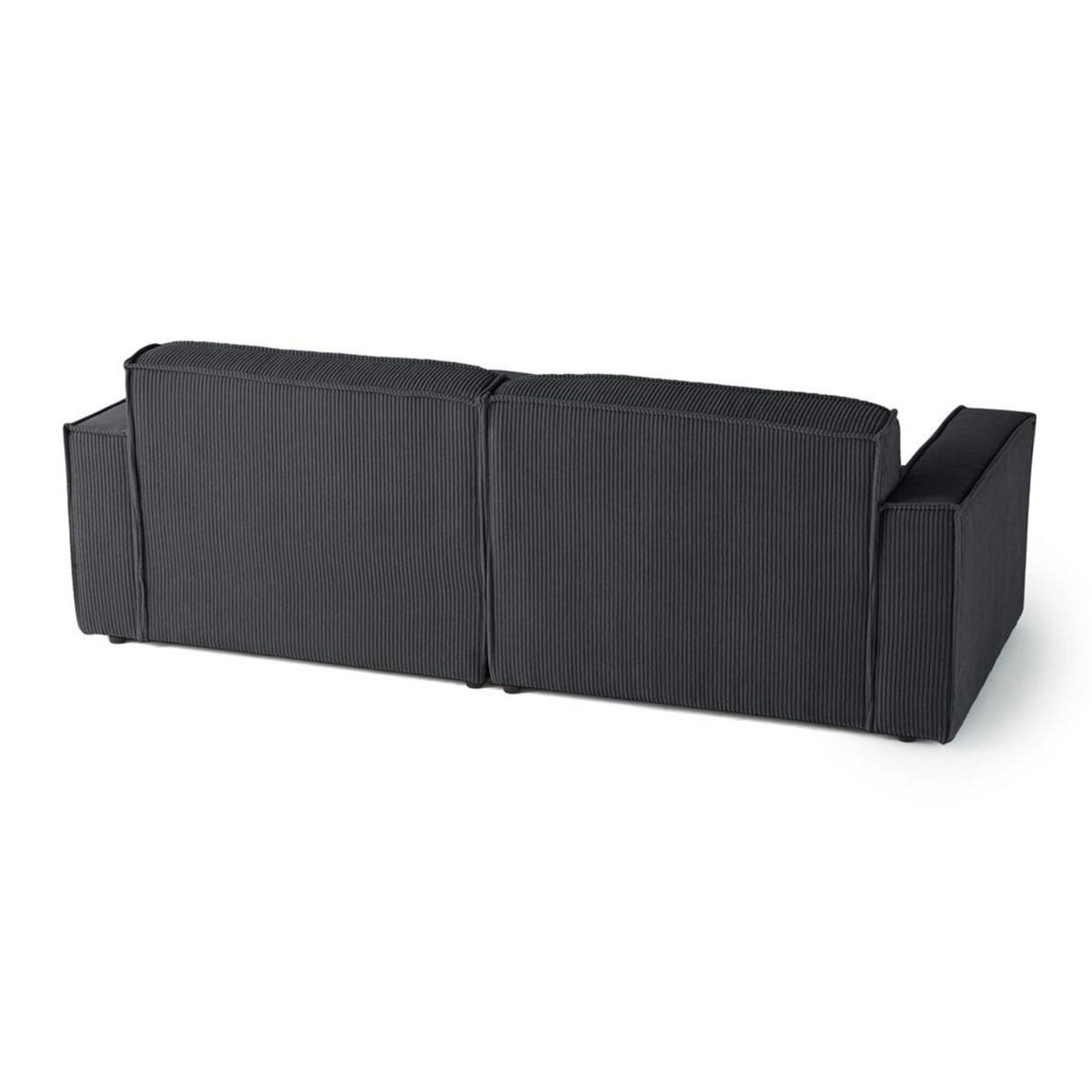 LISA DESIGN Spiaggia - canapé d'angle droit - 4 places - en velours côtelé