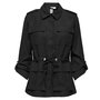 Voir la diapositive 1 : Only Veste Noir Femme Only 3/4 Cargo Jacket