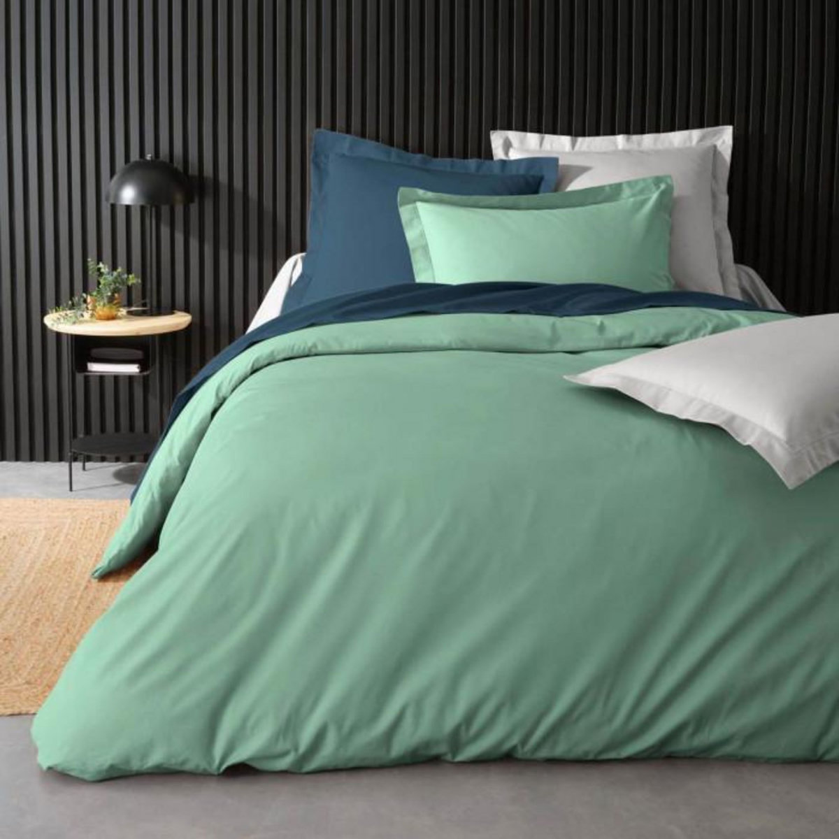 Paris Prix Housse de Couette  Percaline  240x260cm Tilleul