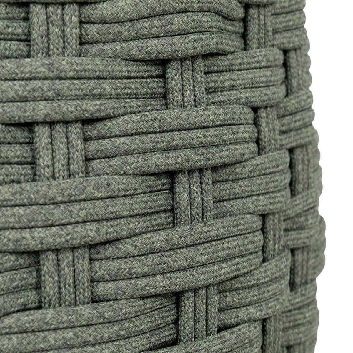 HESPERIDE Pouf de jardin tressé rond OBBAE