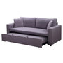 Voir la diapositive 4 : Paris Prix Canapé 3 Places Convertible  Zolan  194cm Gris