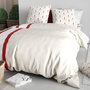 Voir la diapositive 3 : ATELIER DU COTON Housse de couette 240x220 + 2 taies en coton 57 fils