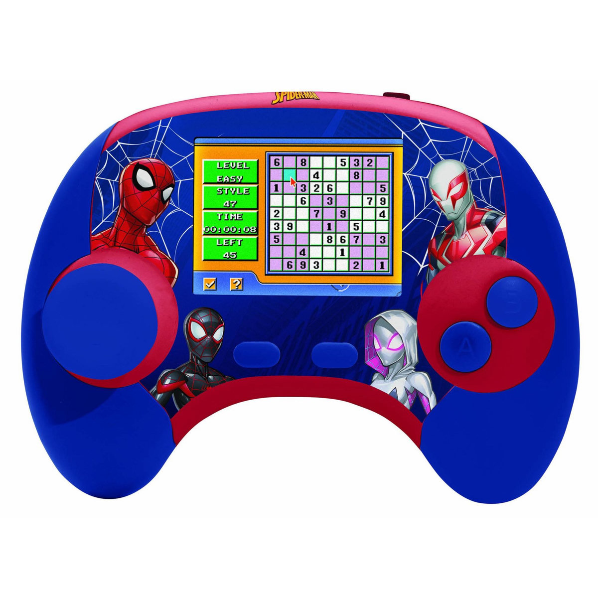 Lexibook Power Console Spiderman de jeux éducative bilingue en français et anglais