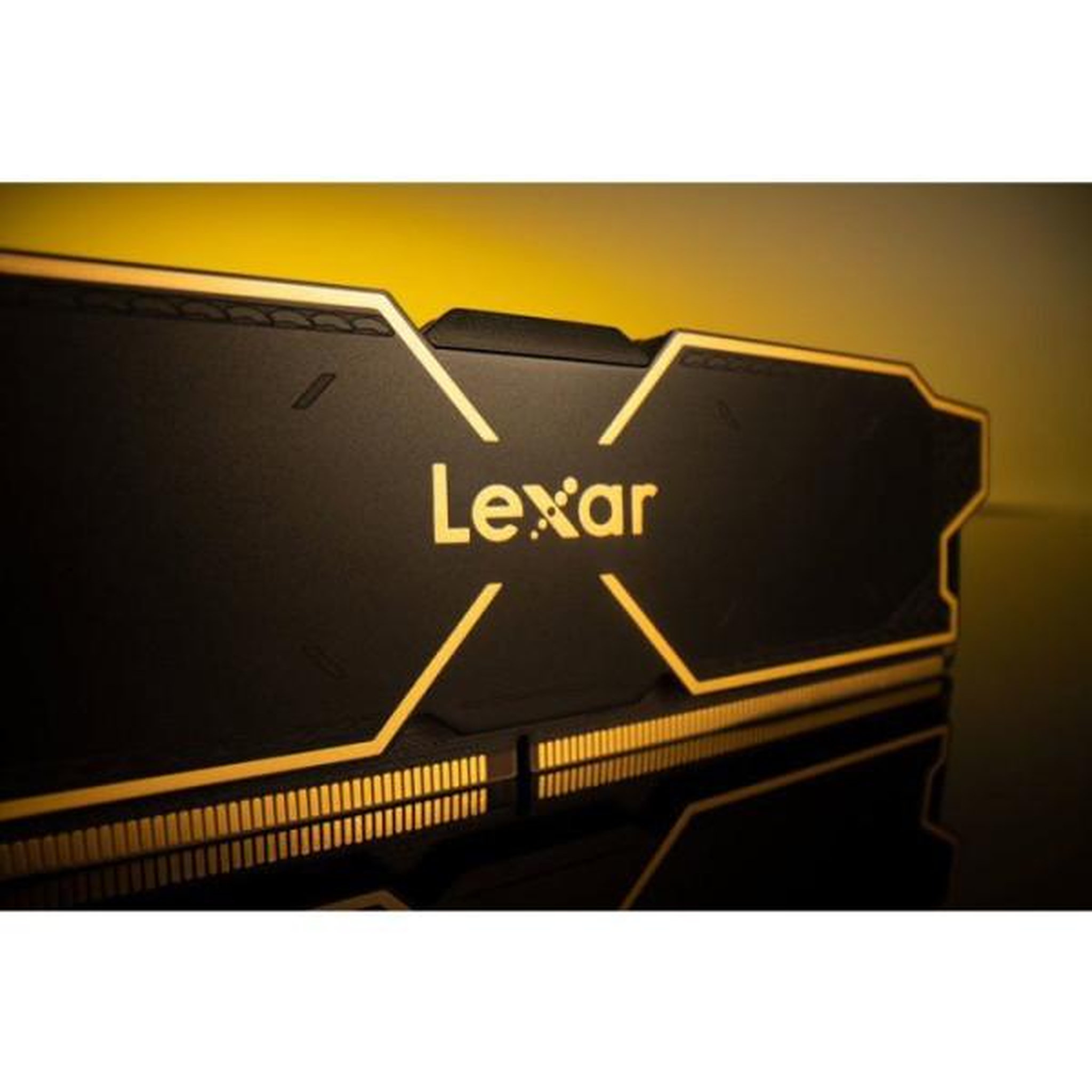 Voir la diapositive 5 : Lexar Barrette Mémoire - LEXAR THOR 2.0 - DDR5 6000 - CL36 1.3 V - 32 Go (2x 16 Go) - Dissipateur thermique + RGB - Noir