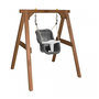 Voir la diapositive 1 : Axi House AXI Baby Swing Marron avec assise Gris et blanche