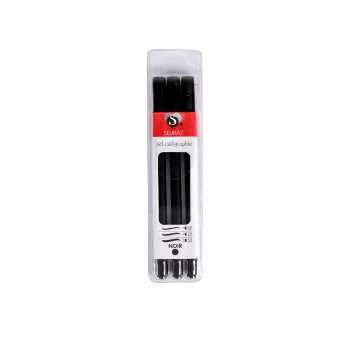 Paris Prix Lot de 3 Stylos  Calligraphie  19cm Noir