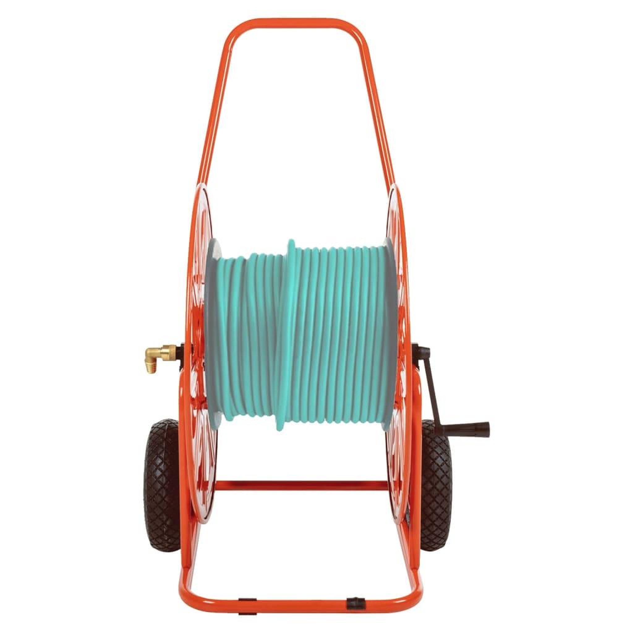 Voir la diapositive 2 : VIDAXL Chariot d'enrouleur pour tuyau de 140 m 3/4  acier