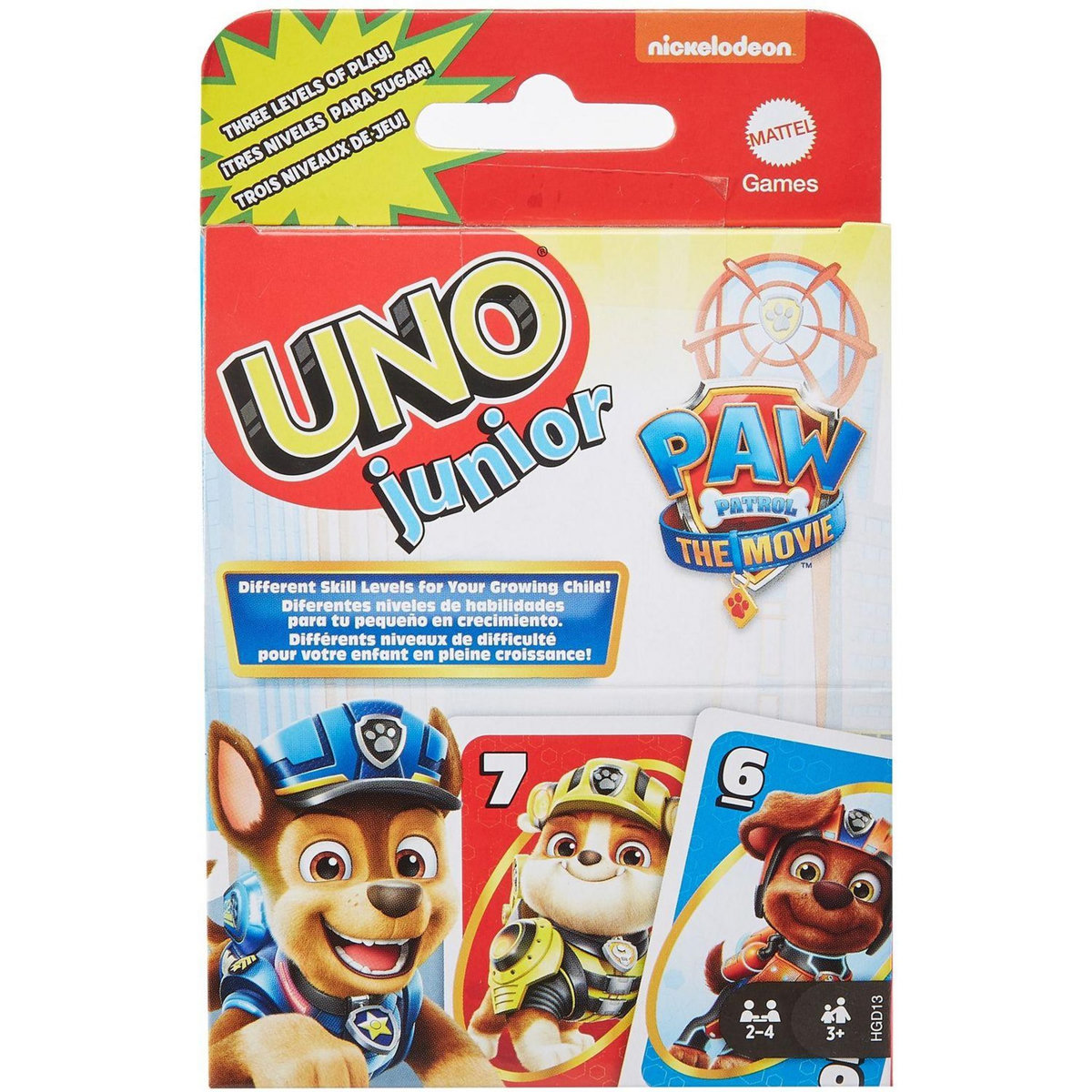 MATTEL Jeu UNO Junior Pat Patrouille 