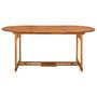 Voir la diapositive 2 : VIDAXL Table a dîner de jardin 180x90x75 cm Bois d'acacia solide