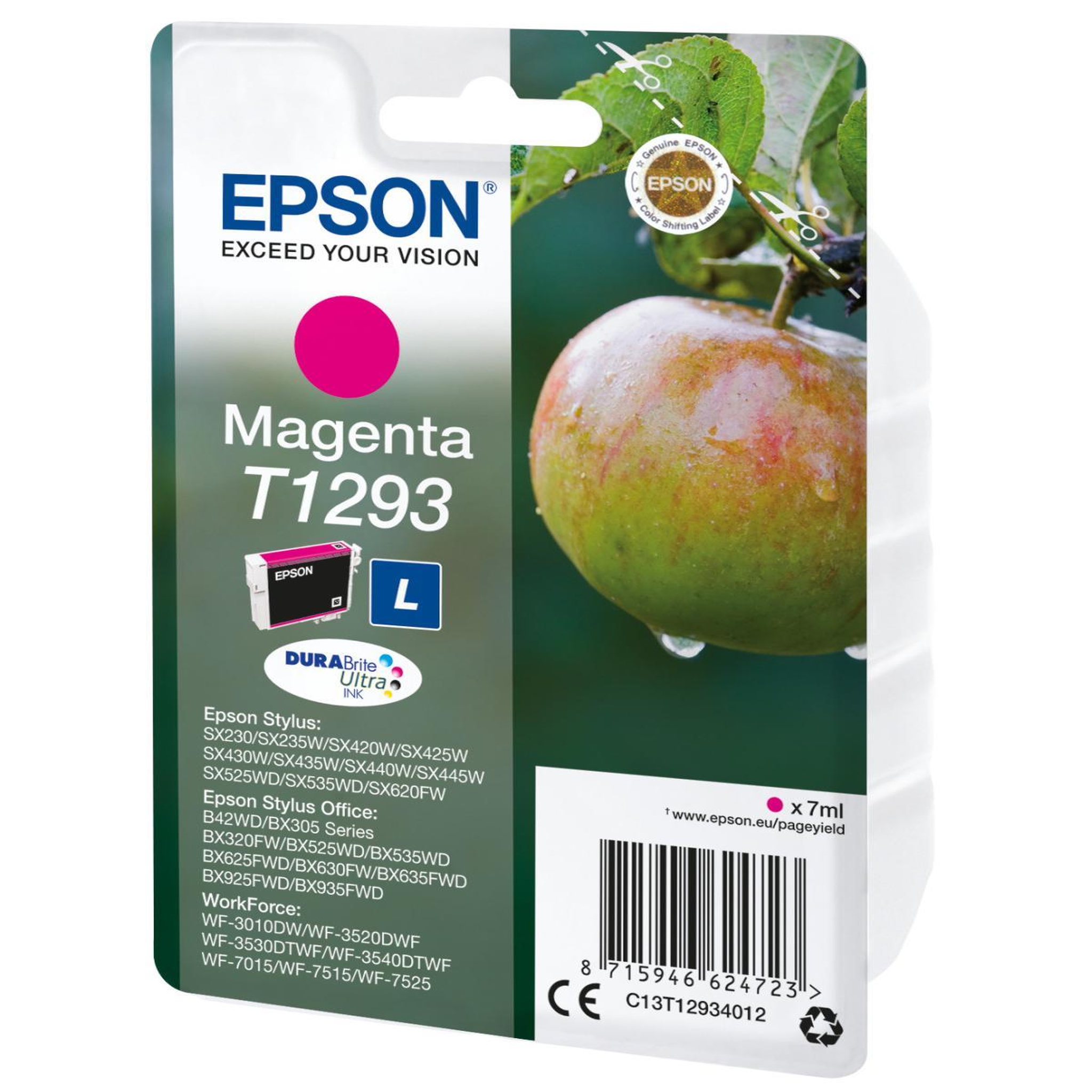 Voir la diapositive 3 : Epson Epson apple t1293 cartouche d'encre 1 pièce(s) original magenta